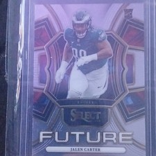 Panini 2023 Select Future Insert Jalen Carter FUT-JCA Eagles Football Card