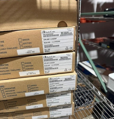 AudioCodes MP-114/4FX0/3AC GGWV00287 MP114/40/SIP VoIP Gateway MP-114 No Power