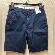 Abercrombie Kids Dark Blue Chino Shorts Sz 13/14