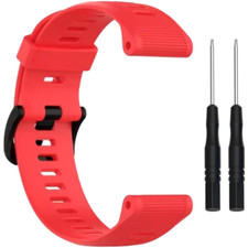 Wearable4U Replacement Watch Band 22 mm for Garmin Forerunner 945 Red