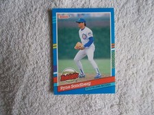 Leaf Donruss 1991 MLB "RYNE SANDBERG" #BC7 Chicago Cubs Trading Card n39