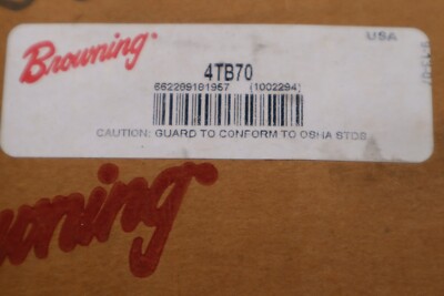 New Browning 4TB70 Sheave 2-1/8" Bore, 4 Groove 1002294 STOCK 2136C | eBay