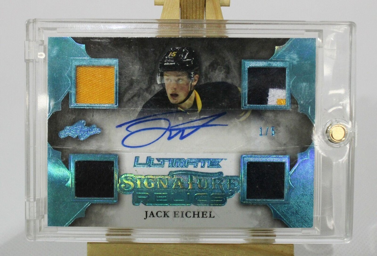 Leaf NHLカード ULTIMATE SIGNATURE RELICS JACK EICHEL 4/5 #SR