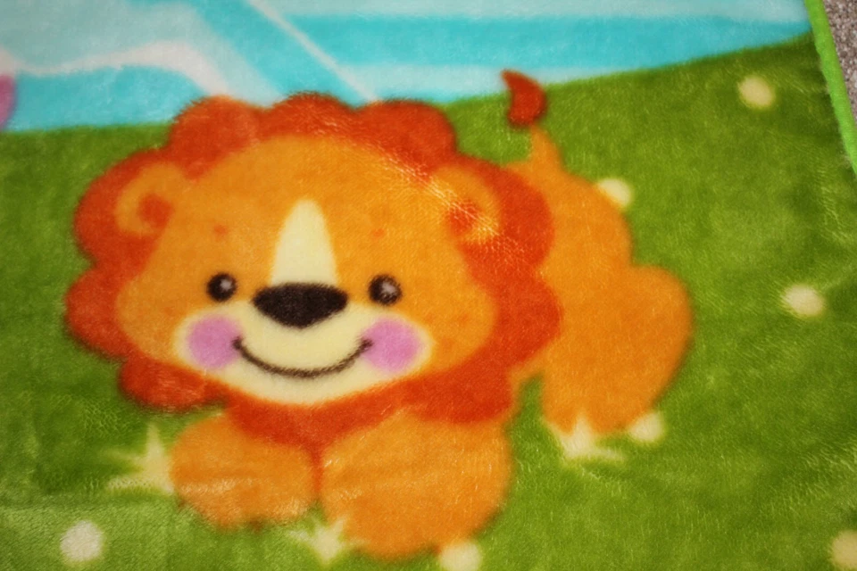 Fisher Price Manta Bebé Vellón Precious Planet Oso Polar León Infantil Animales Foto 2 de 4