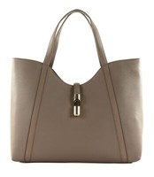 Furla Goccia Hobo Xl Shopper Schultertasche Tasche Stucco Gray + Mauve Mauve Neu