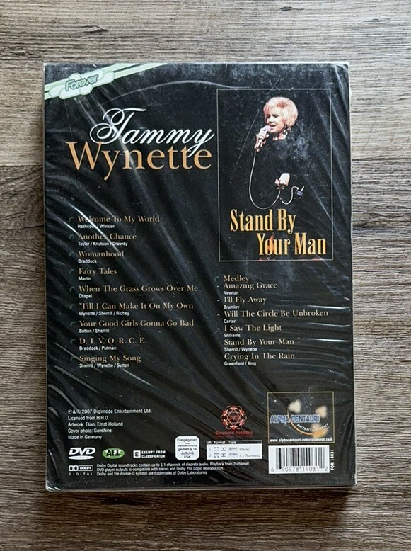 Tammy Wynette Stand by Your Man (DVD,2007) Country Music
