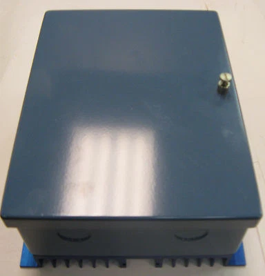 GARNER / GEMINI CONTROLS LLC Gardner Blue Steel Enclosure with Back Heat sink 2.5" x 6" x 8" 2 Knockouts