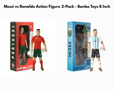 Messi vs Ronaldo Action Figure 2-Pack - Banbo Toys 8 Inch | eBay
