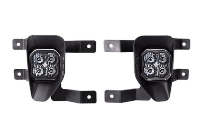 Diode Dynamics SS3 White Pro LED Driving Fog Light Kit For 16-18 Silverado 1500