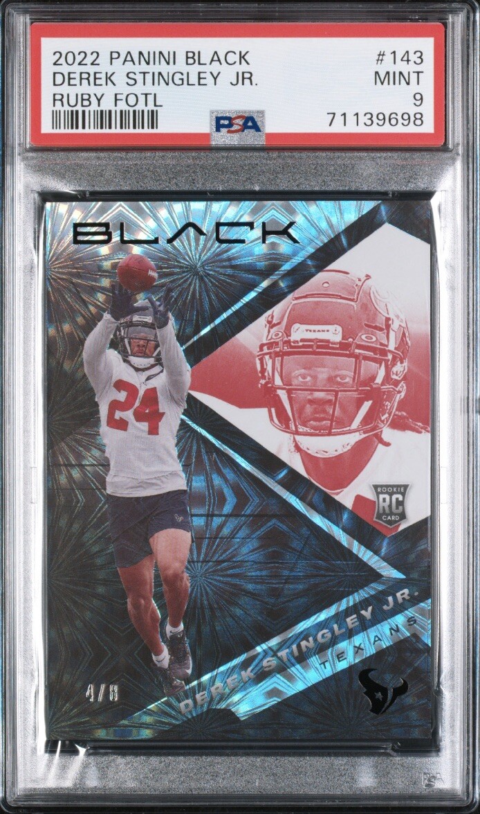 Derek Stingley Jr. Panini Black #143 Ruby Fotl