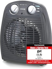 Emerio FH-106737.2, Note 1.5, Petit Chauffage Ventilateur Portable Compact