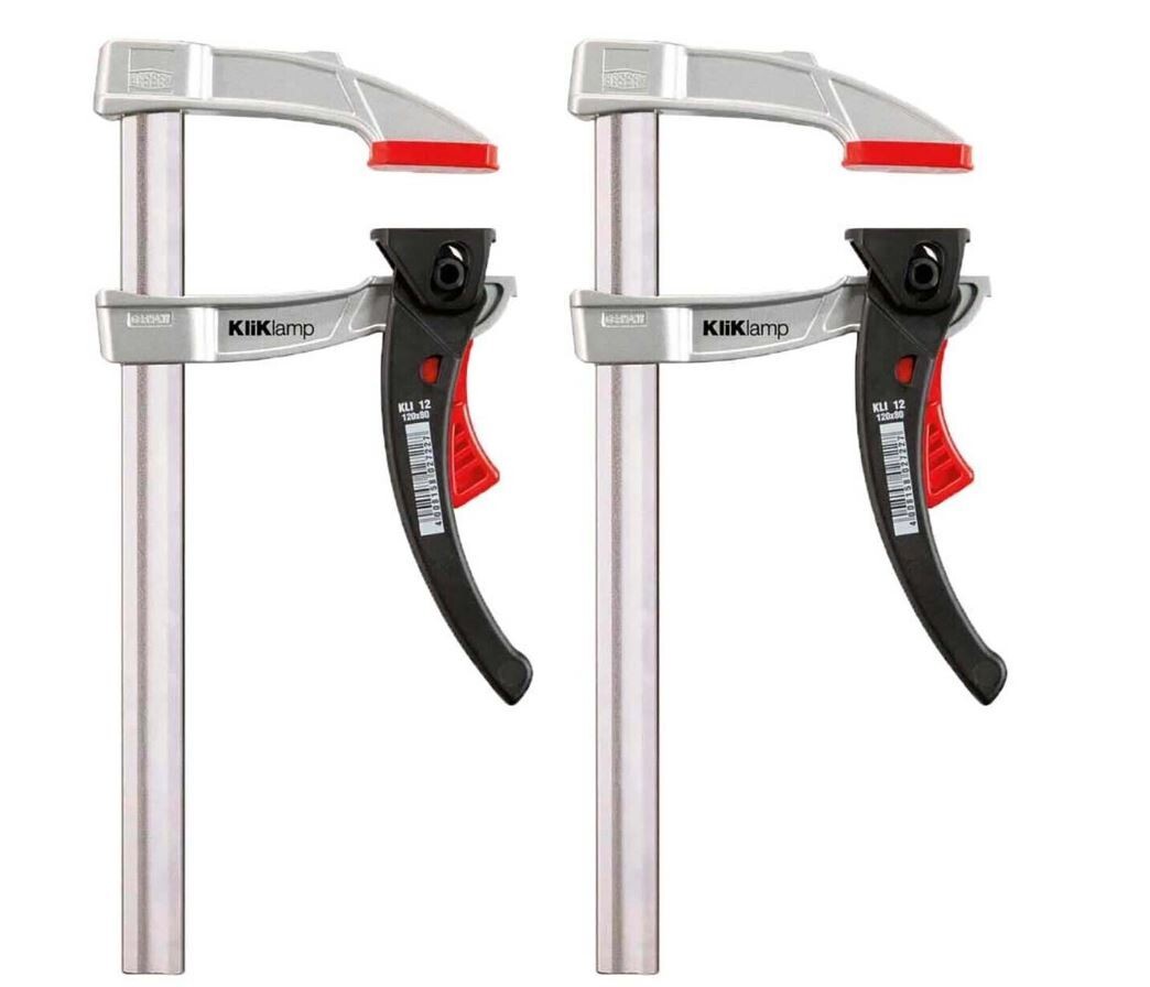 Bessey Lever Ratchet Clamp KliKlamp Capacity 200mm - 2 per Pack - KLI20