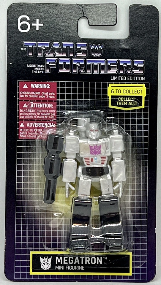 Transformers 6 Mini Figura Set Completo Megatron Starscream Grimlock Optimus - Imagen 3 de 4