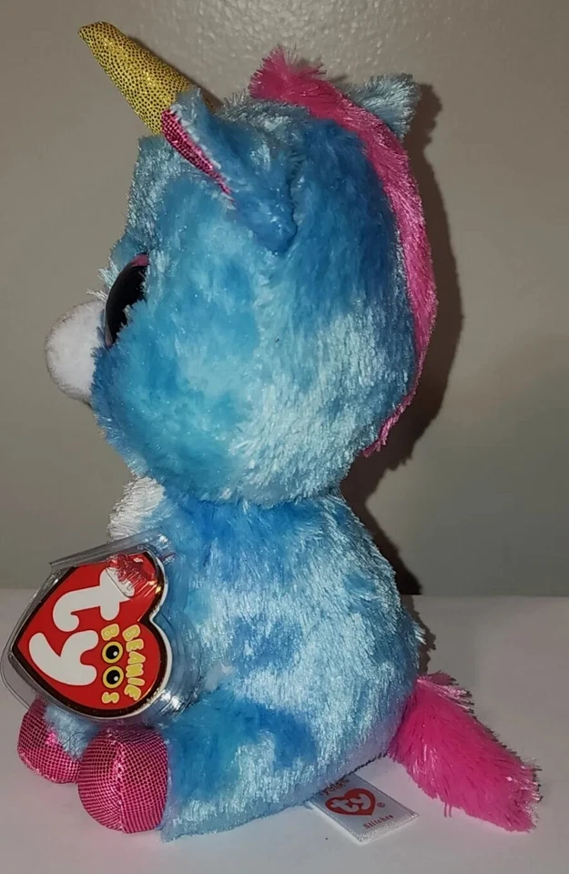Ty Beanie Boos швы синий единорог Майкл эксклюзивный (6 дюймов) новый с ценниками - Изображение 3 из 4