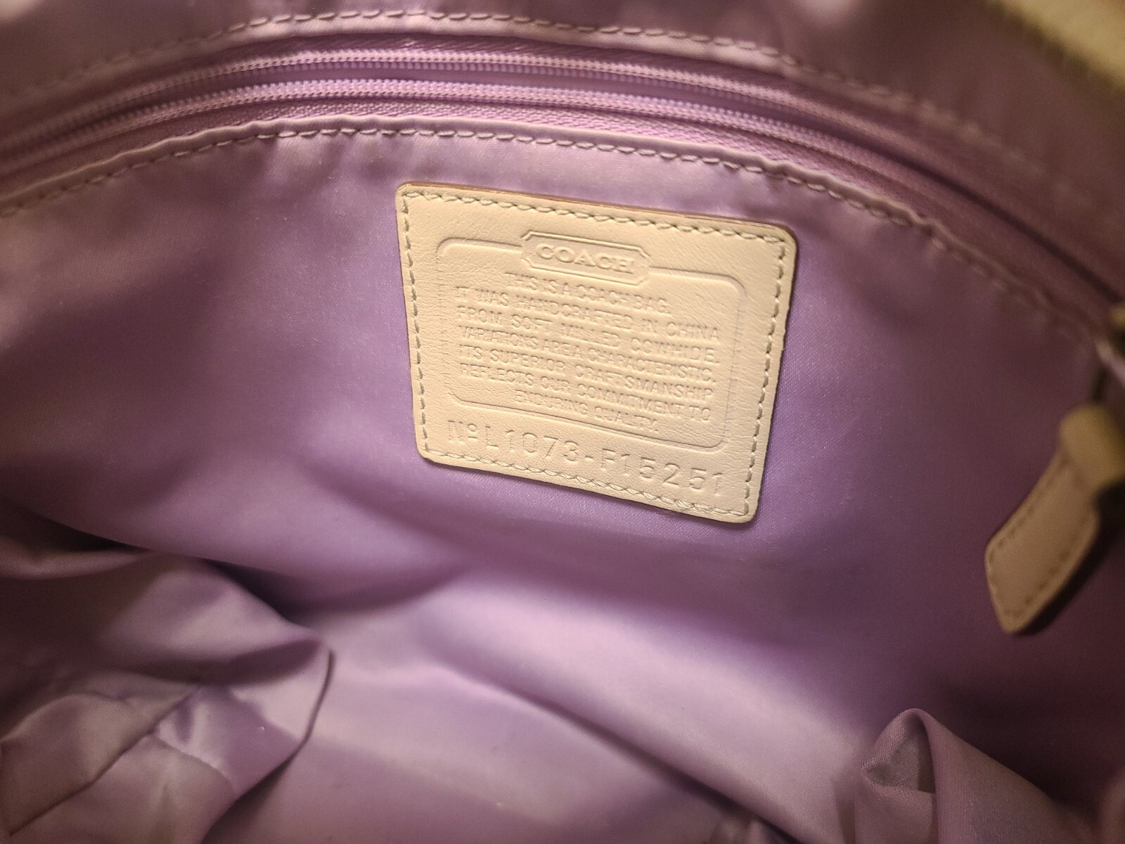 COACH HANGBAG TAN LEATHER CARLY HOBO PURSE B1173F15… Gem