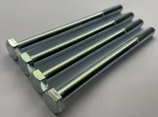 M10-1.50 x140 Class 10.9 Hex Cap Screws Bolts Zinc Plated Qty.4 (23D124)