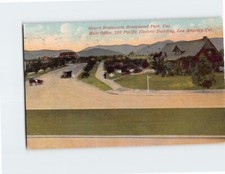 Postcard Grand Boulevard, Brentwood Park, Los Angeles, California