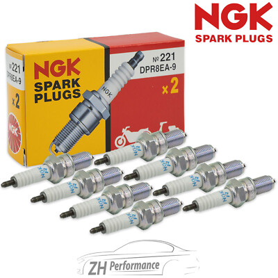 8x NGK 3483 DPR8 EA-9 BLI-2 Quick-Nr 221 Zündkerze Honda Suzuki Kawasaki Yamaha