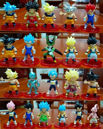 21 PIEZAS Mini Figuras de Dragon Ball Z Super Saiyan Goku Vetega Gotenks Figuras de Acción - Imagen 6 de 9