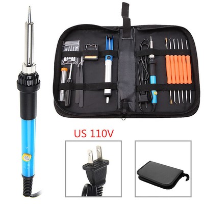 60W Adjustable Temperature Soldering Iron Kit Electronics Welding Irons Tool 60W Adjustable Temperature Soldering Iron Kit Electronics Welding Irons Tool