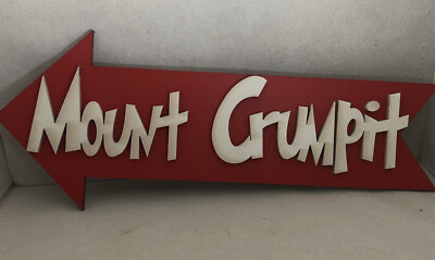 H032 - The Grinch Holzschilder - Who-Ville, Mount Crumpit & Grinch's lair -  NEU