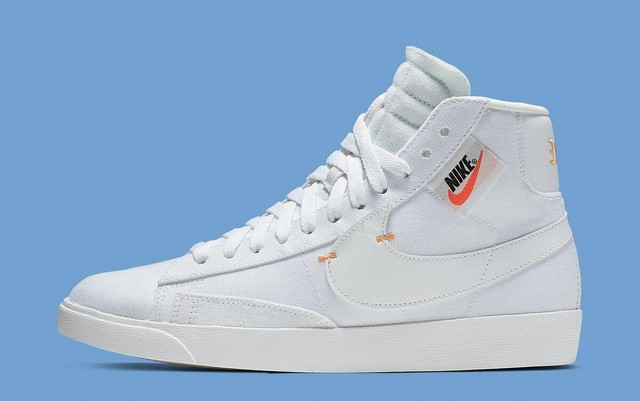 Nike Blazer Mid Rebel OFF White Black Virgil Abloh BQ4022 102 Women US 8.5 Shoes | eBay