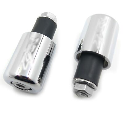 For 94-03 Kawasaki ZX9/ZX9R 99-00 ZRX1100 Chrome Weight Bar Ends
