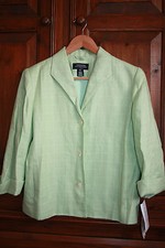 Jones New York Signature 3/4 Sleeve Jacket Bnwt Size L