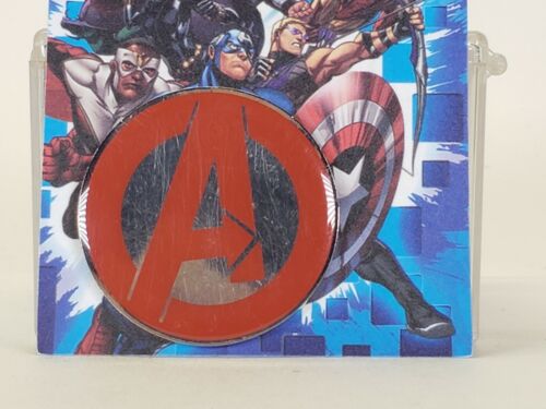 2015 Neca Marvel Avengers Logo Jumbo Metal Pin Rare Limited Edition Trading  Card | eBay
