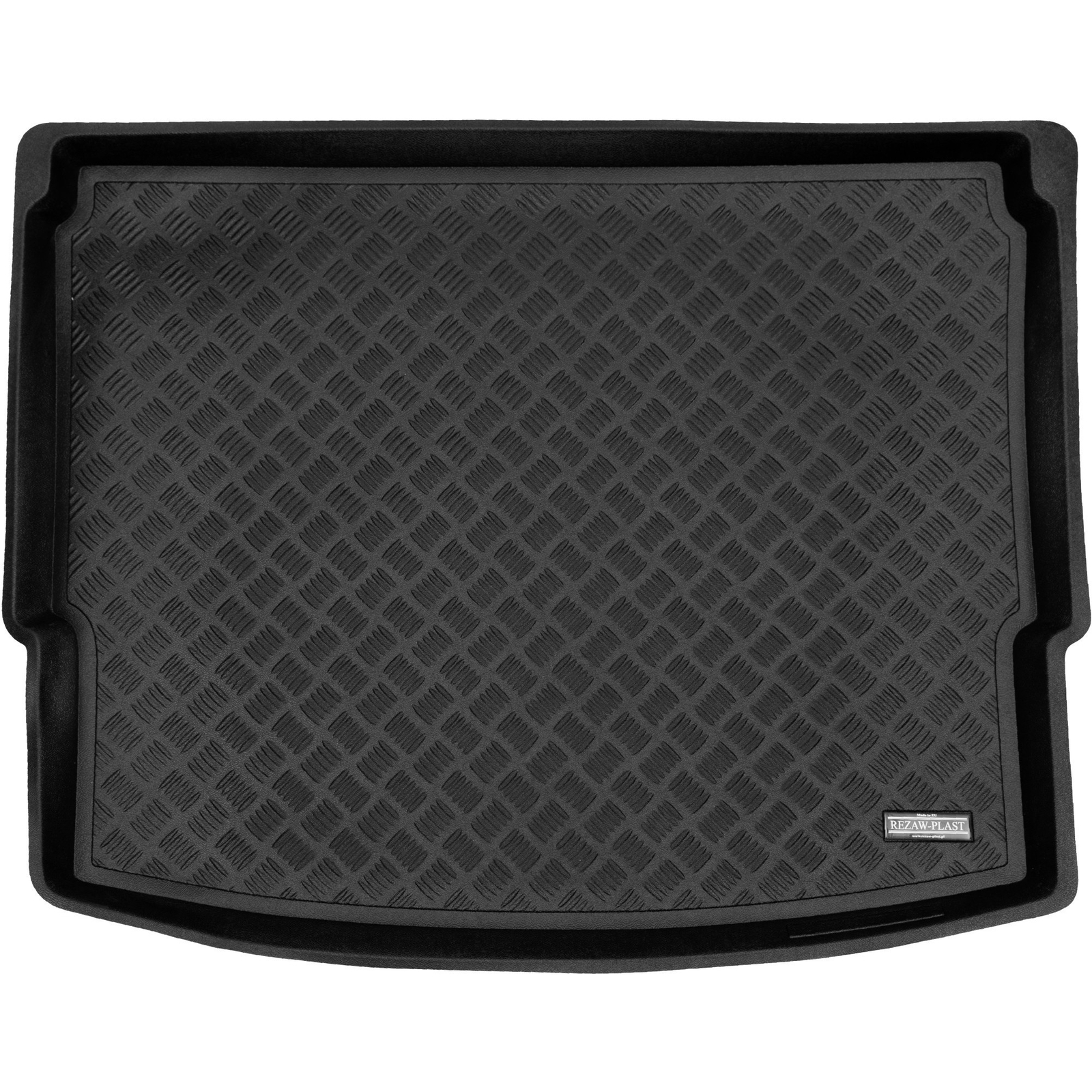 Tapis de coffre Rezaw-Plast haute résistance en polymère noir durable