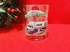 Hess&reg; &lsquo;Trailer and Racer&rsquo; Tumbler Glass, &copy;1996 Classic Truck Series- BRAND NEW