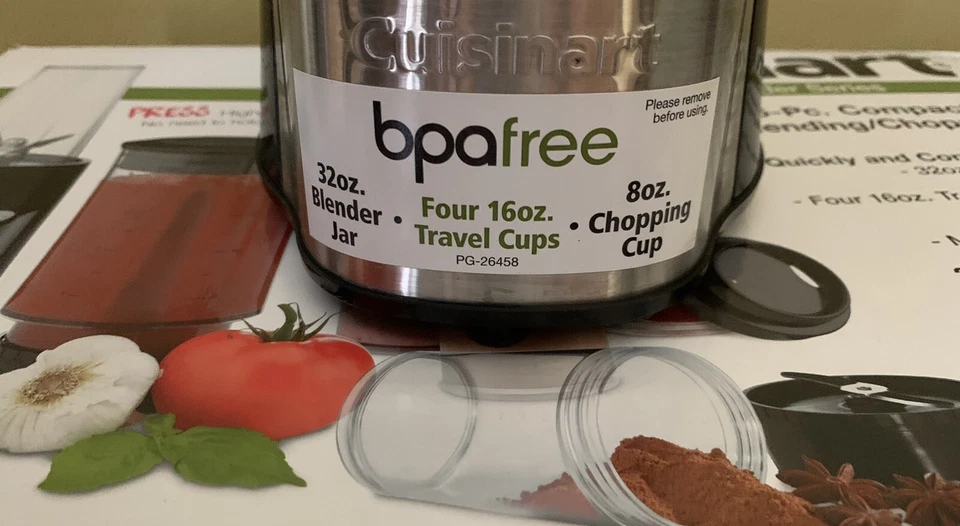 Cuisinart 15-Piece CPB-300 Personal Blender with SmartPower Blend & Chip System - Image 4 of 4