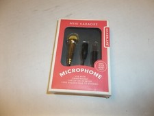 Kikkerland Mini Karaoke Microphone for smartphone/laptop/desktop