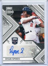 2018 Elite Extra Edition 15U Team Autographs Ryan Spikes Auto 59/99