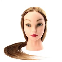 27 Dummy Head Long Hair Hairdressing Training Head Model & Clamp Stand H0j9 on sale 27 Dummy Head Long Hair Hairdressing Training Head Model & Clamp Stand H0j9 on sale
