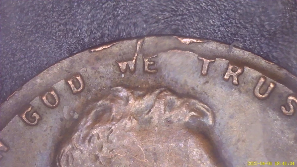 1953D Lincoln Wheat Penny Flat Double Rim Error /L touching Rim/Multiple Errors - Image 3 of 4