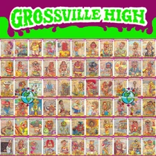 GROSSVILLE HIGH 1986 PICK-A-CARD #1 thru #66 or WRAPPER FLEER garbage pail kids