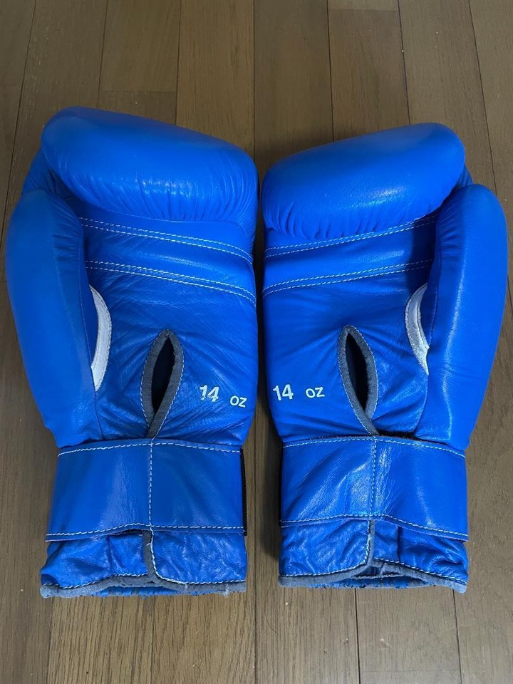 [Winning Genuine] Boxing Gloves 14oz MS500=B Blue 3 times a week for 1 year eBay