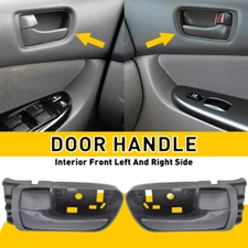 2X Interior Door Handle Set For 2004-2010 Toyota Sienna 2005 2006 2007 2008 2009