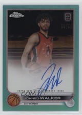 2022 Topps Chrome OTE Overtime Elite Aqua Refractor 50/99 Johned Walker Auto 7m3