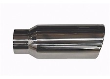 Pypes EVT508 5" Inlet x 8" Outlet x 18" Long Exhaust Monster Tip Stainless