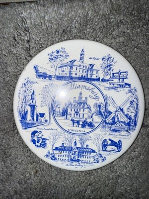 The Capitol - Colonial Williamsburg, VA - Trivet Tile Wall Hanger Art 6x6 Inches