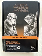 Star Wars the Black Series Rebel Trooper & Stormtrooper A New Hope