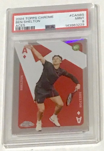2024 Topps Chrome Aces Ben Shelton #CAS-BS card