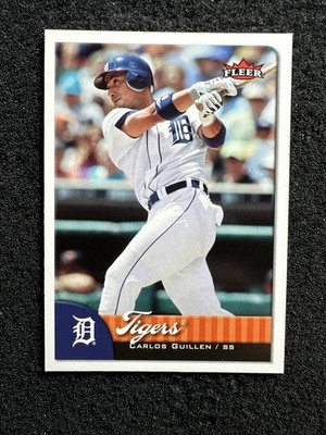CARLOS GUILLEN #223 2007 Fleer Baseball QTY Detroit Tigers