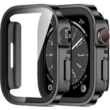For Apple Watch Case iWatch Series 5/6/7/8/9/10 Screen Protector Cover 44mm 45mm