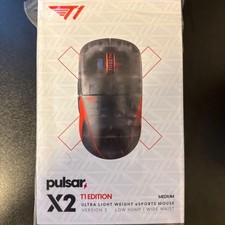 Pulsar X2 V3 T1 Edition Gaming Mouse Wireless Clear Black Unused Tested