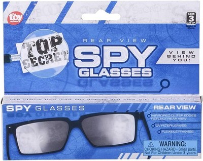 Spy Look Behind Sunglasses Rear View Mirror - Detective Gadget Magic Trick Toy
