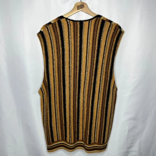 SS21 2021 Supreme NYC Stripe Knit Sweater Vest in Brown L image 4