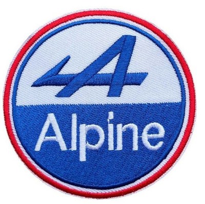 Alpine Aufnäher Aufbügler Patch Badge A390 A290 A110 Elektro